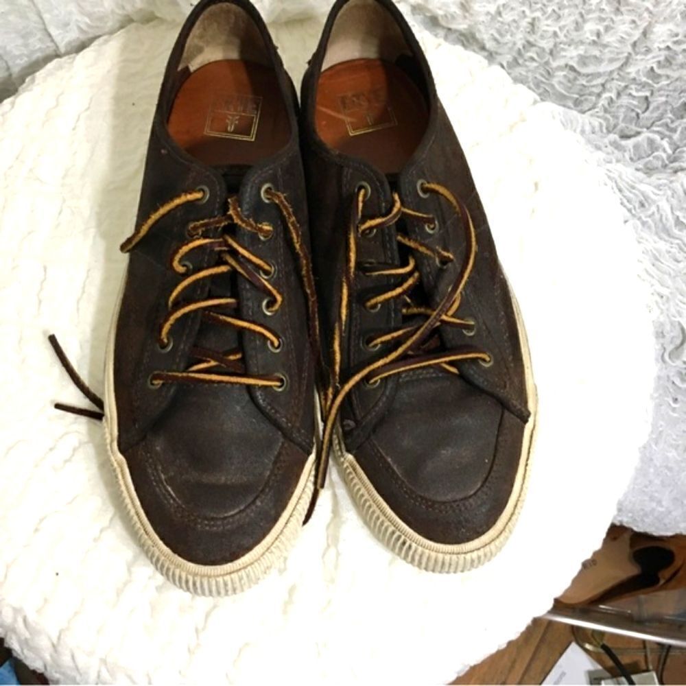 FRYE Miller Leather Low Lace Up Men's Shoes Size 12